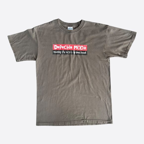 Vintage Brown Depeche Mode Concert T-Shirt - Picture 1 of 3